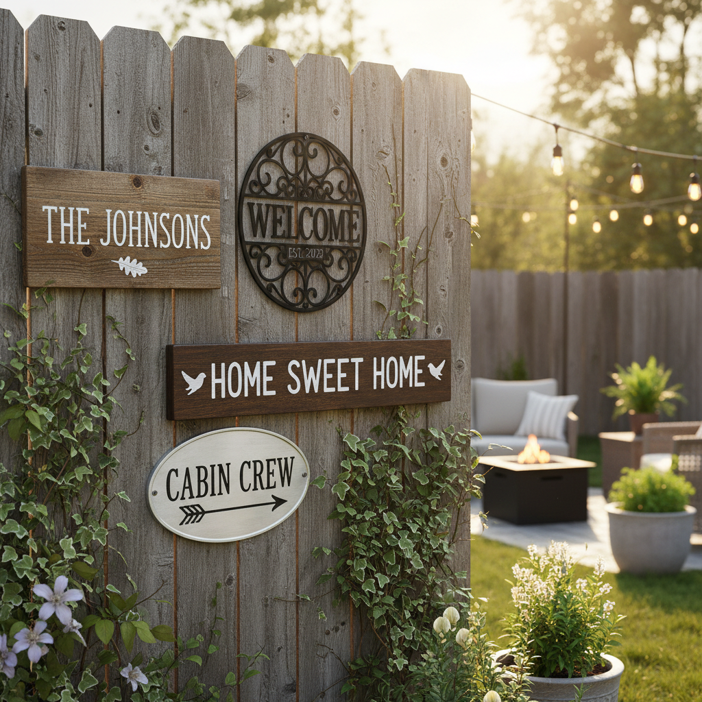 Custom Fence Signs