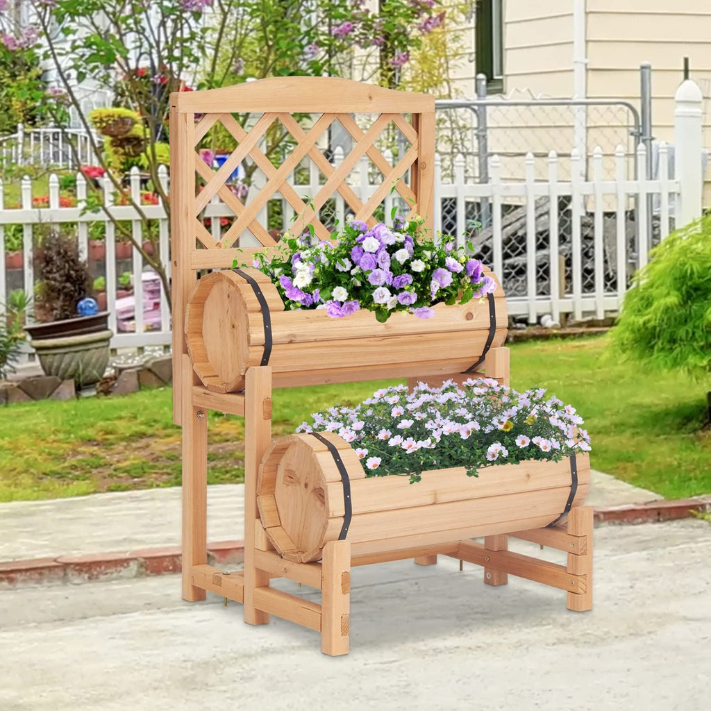 PPL Outdoor Planter Raised Garden Bed - Planter Boxes Outdoor, Herb Garden Planter Outdoor, Planters for Outdoor Plants